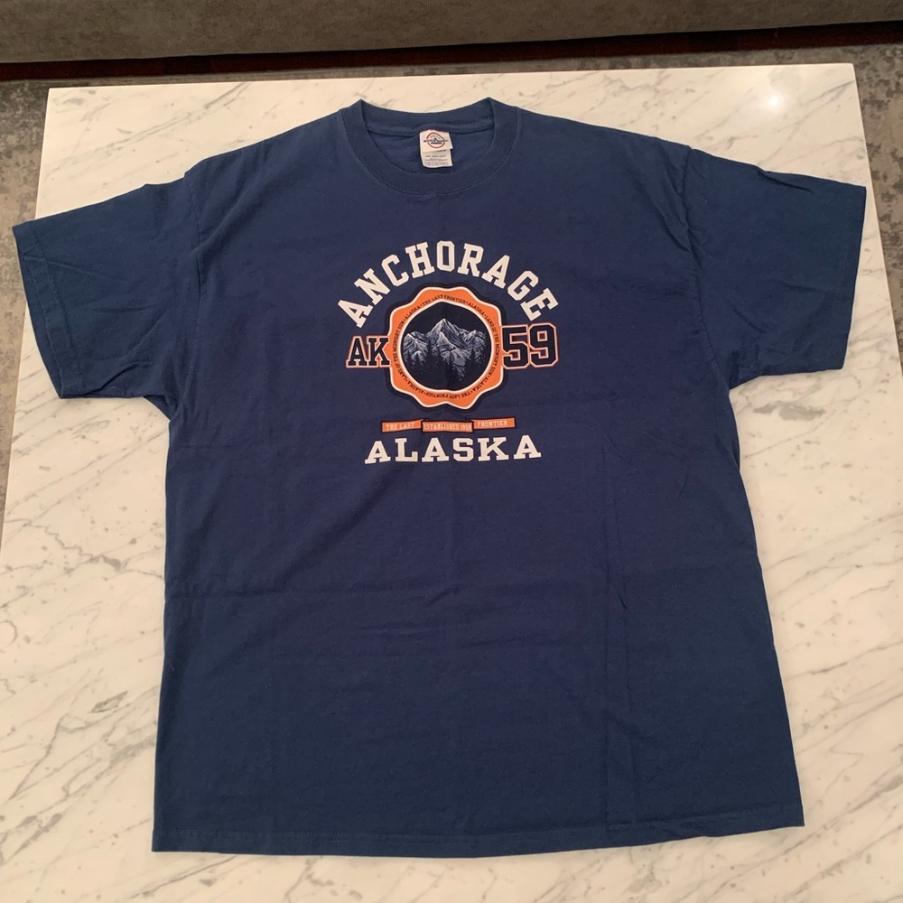 Anchorage Alaska Graphic Tee Men’s XL